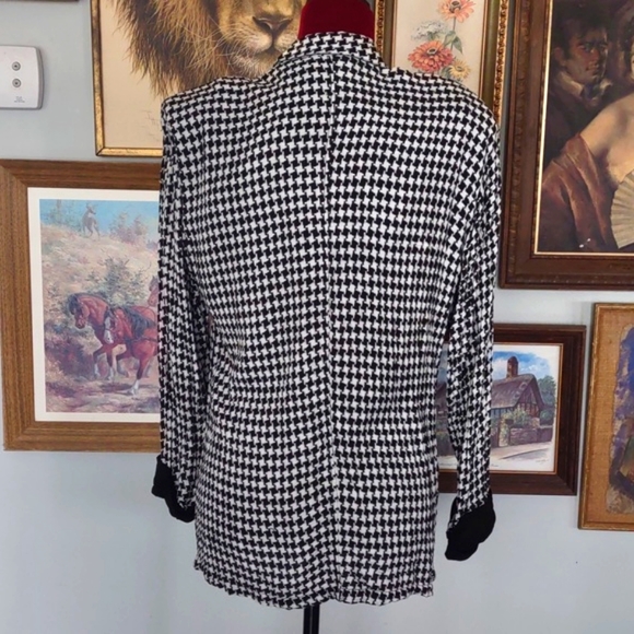 Houndstooth Blazer Details Sportswear - Picture 2 of 12